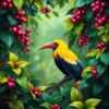Turaco Among Tropical Vines Paint By Numbers