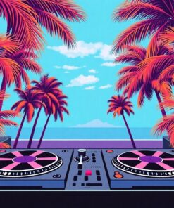 Realistic Palms Paint Numbers