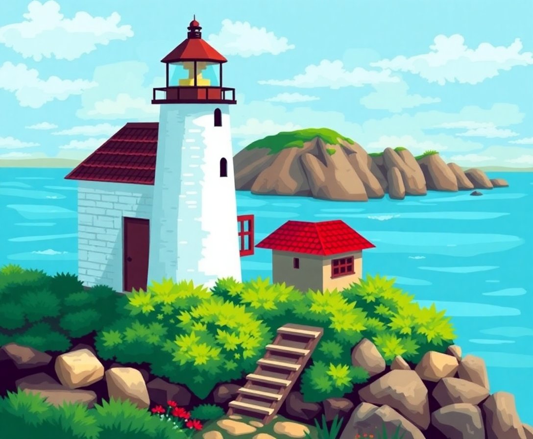 turquoise-lighthouse-keeper-retreat-paint-by-numbers-kit