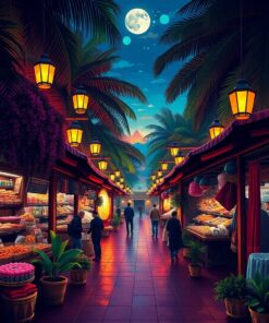 Souk Glow Paint Numbers