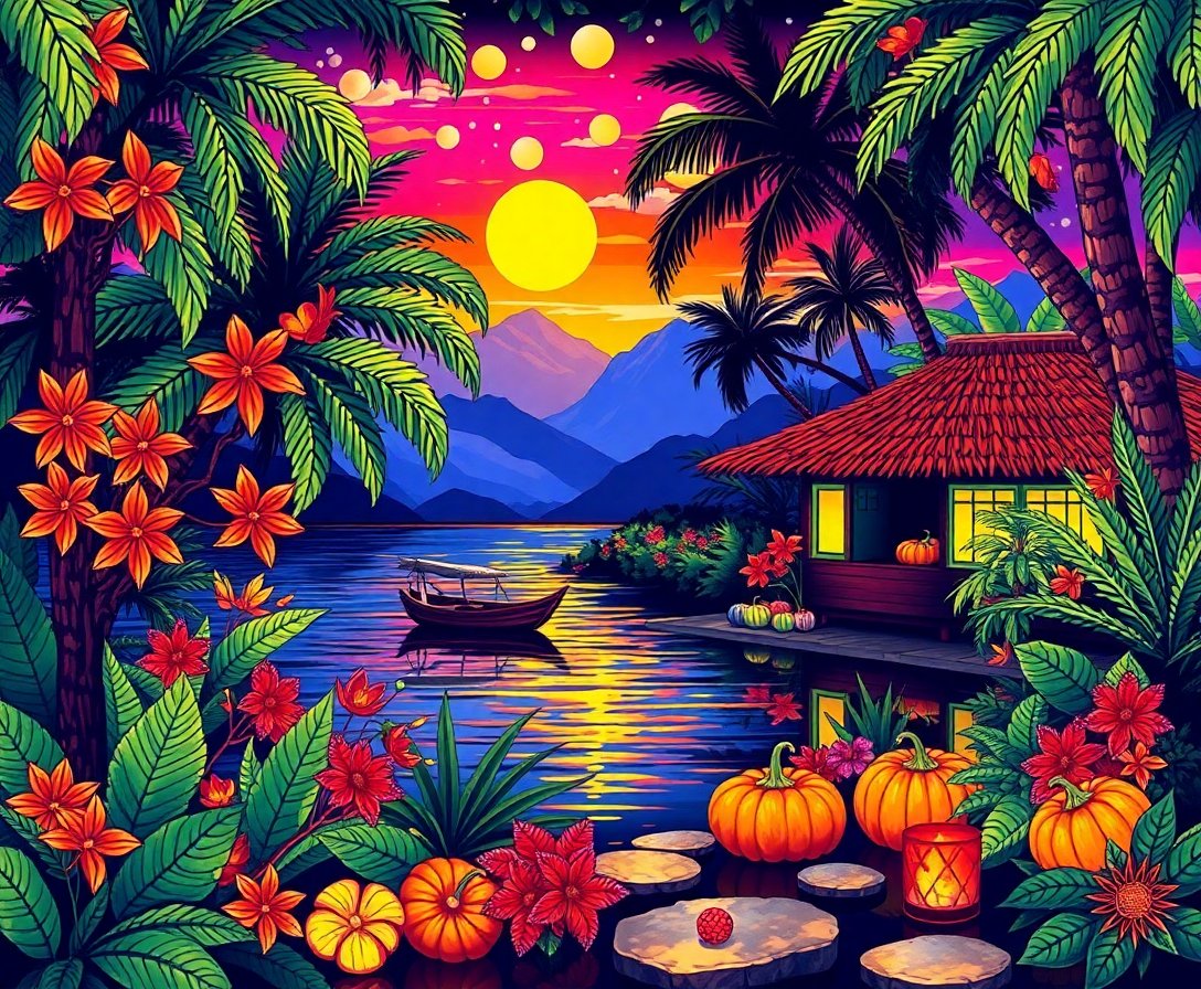 twilight-tropical-thanksgiving-paint-by-numbers-kit