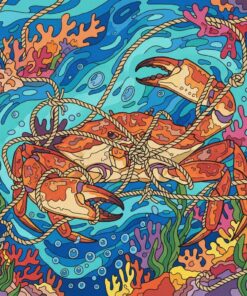Twine Tangled Stone Crab Paint By Numbers