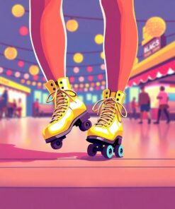 Yellow Skates Paint Numbers