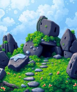 Uncovering Lost Overgrown Stones Paint By Numbers