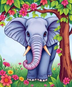 Elephant Ears Paint Numbers