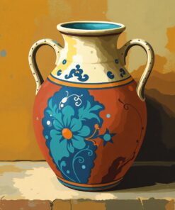 Unearthed Vintage Polychrome Jug Paint By Numbers