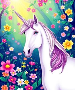 Paradise Flowers Paint Numbers