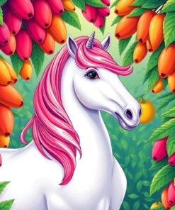 Wild Papayas Paint Numbers