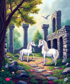 Realistic Ruins Paint Numbers