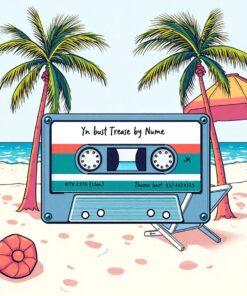 Beach Cassette Paint Numbers