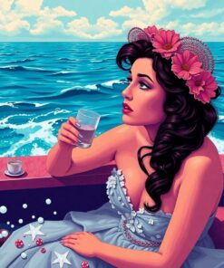 Vanity By The Ocean Paint By Numbers