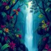 Jungle Cascade Paint Numbers