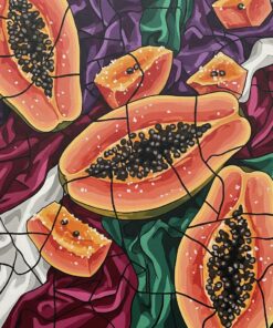 Velvet Scraps Sweet Papaya Paint By Numbers