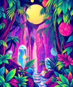 Glass Jungle Paint Numbers