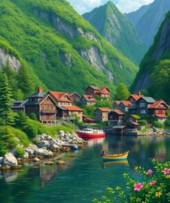 Fjord Retreat Paint Numbers