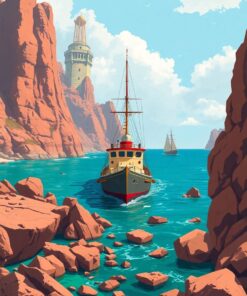 Realistic Shores Paint Numbers