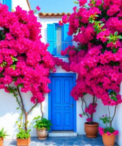 Blue Facade Paint Numbers