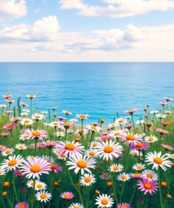 Daisy Field Paint Numbers