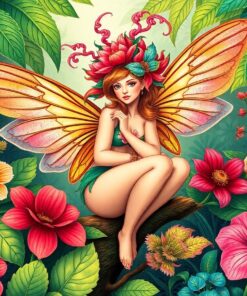 Jungle Nymph Paint Numbers