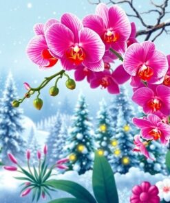 Orchid View Paint Numbers