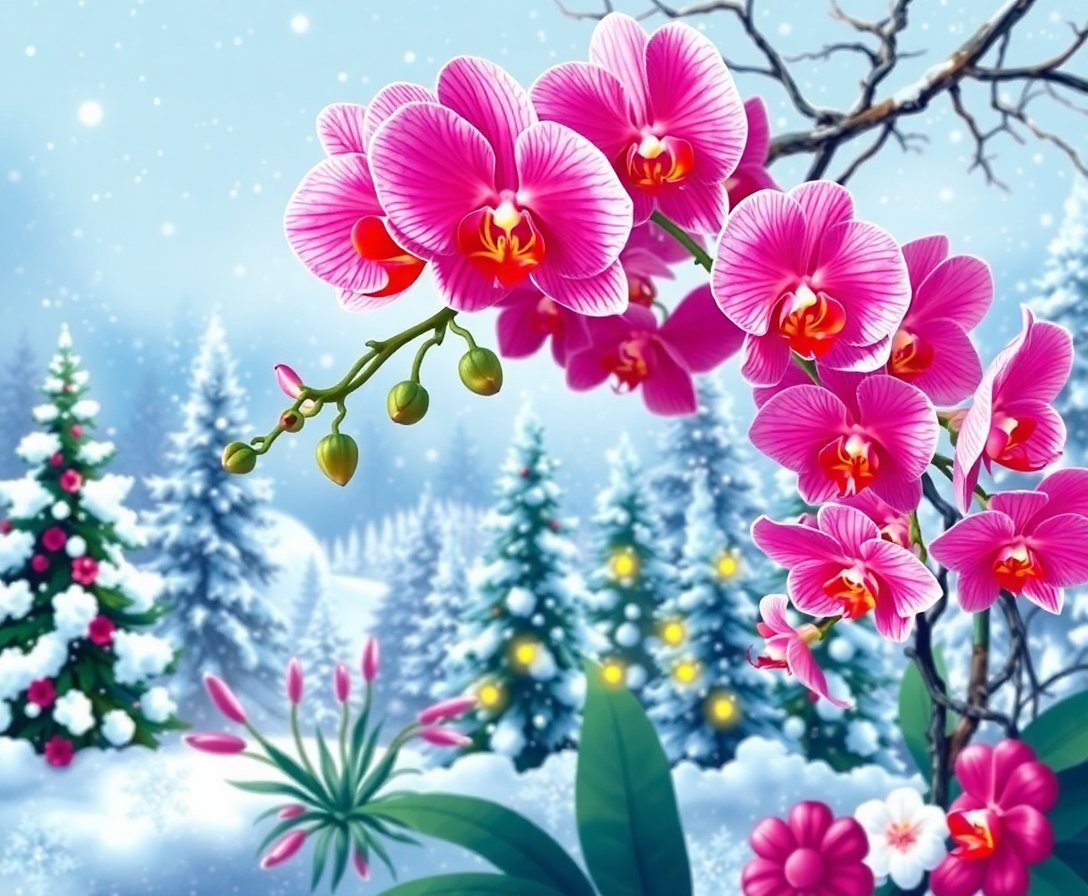 Orchid View Paint Numbers Orchid View Paint Numbers