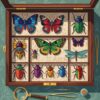 Victorian Entomologist Specimen Box Paint By Numbers