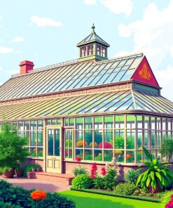 Glasshouse Study Paint Numbers