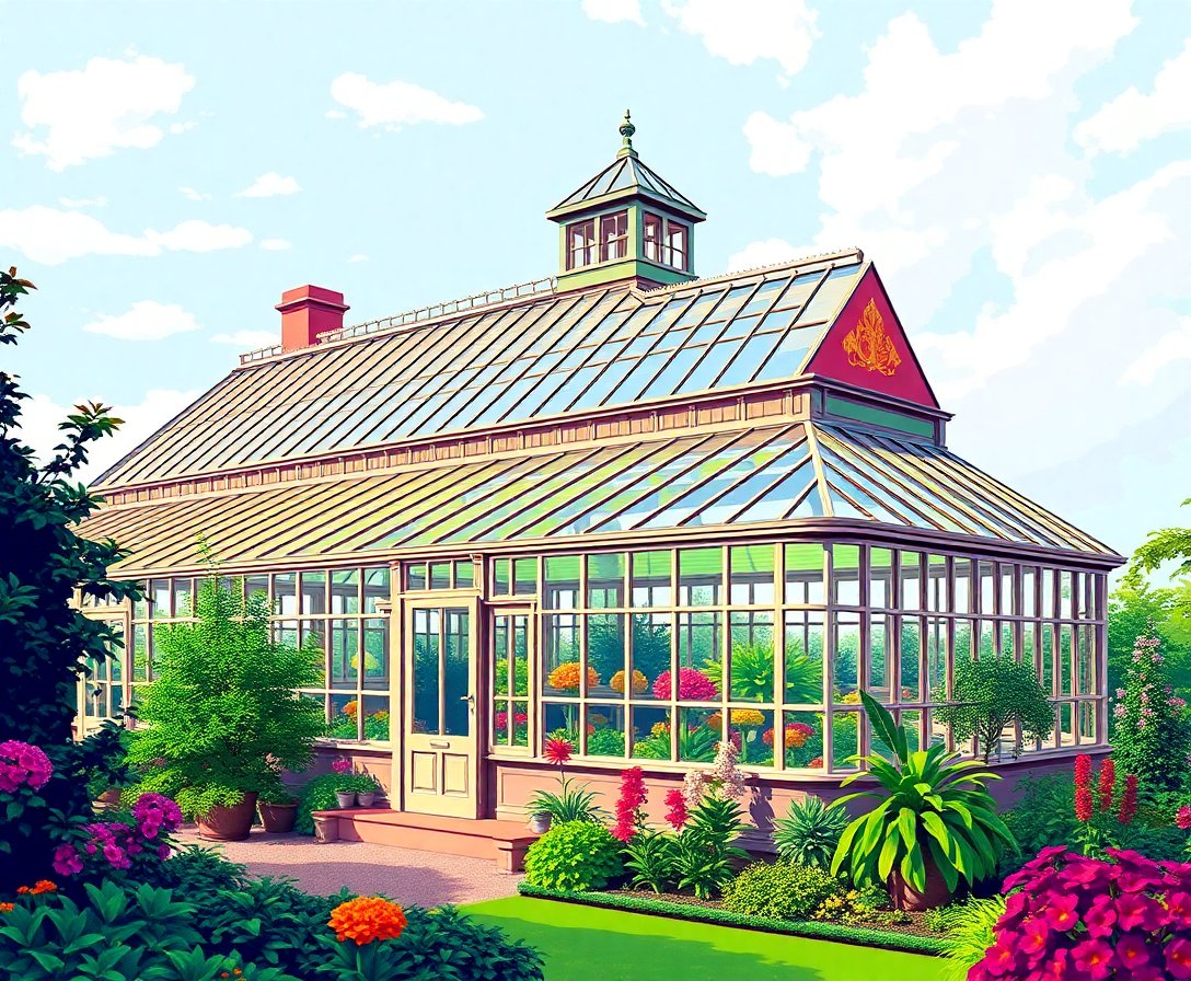 Glasshouse Study Paint Numbers Glasshouse Study Paint Numbers