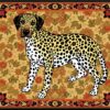 Victorian Hound Leopard Rug Paint By Numbers