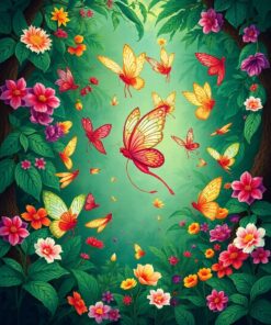 Fairy Swarm Paint Numbers