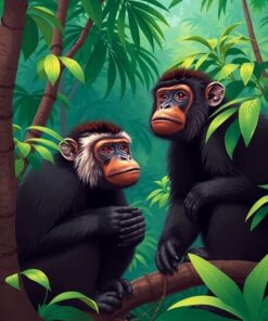 Primate Study Paint Numbers