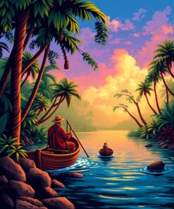 River Voyage Paint Numbers