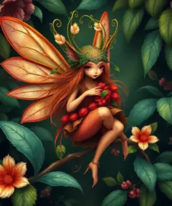 Victorian Jungle Sprite Paint By Numbers