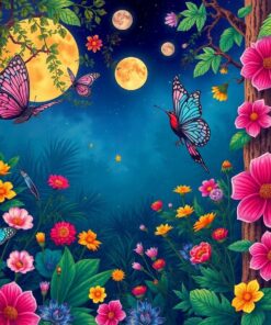 Lunar Jungle Paint Numbers