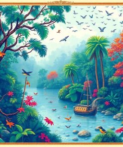 Victorian Rainforest Navigation Chart Paint By Numbers