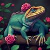 Victorian Realistic Reptile Study Paint By Numbers