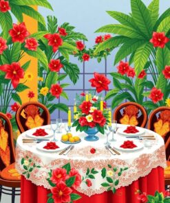 Holiday Table Paint Numbers