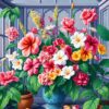 Sunroom Blooms Paint Numbers
