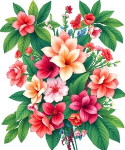 Winter Blooms Paint Numbers