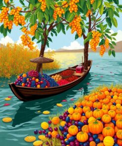 Riverboat Harvest Paint Numbers