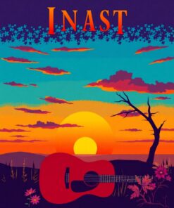 Sunset Poster Paint Numbers