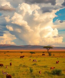 African Thunderheads Paint Numbers