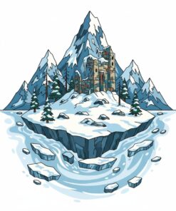 Vintage Alpine Island Relic Paint By Numbers