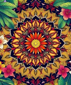 Canopy Mandala Paint Numbers