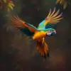 Vintage Amazon Macaw Flight Paint By Numbers