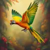 Vintage Amazon Parrot Flight Paint By Numbers