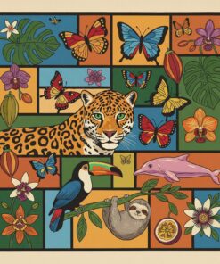 Vintage Amazon Specimen Chart Paint By Numbers