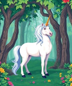 Unicorn Grove Paint Numbers