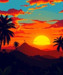 Amber Volcano Paint Numbers