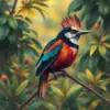 Vintage Andean Canopy Bird Paint By Numbers